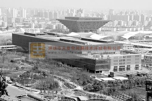 世博园区吧整个城市串联在一起